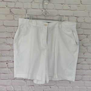 Lauren Jeans Co. Ralph Lauren petite white chino shorts size 12P